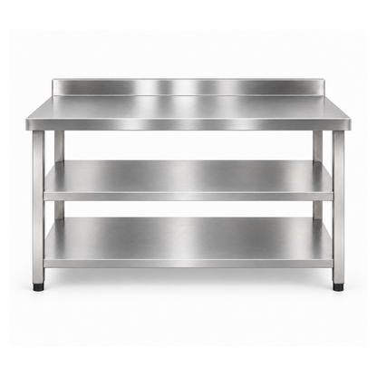 Mesa Trabajo de Pared con Piso y Entrepaño de 150 cm - Gama 600