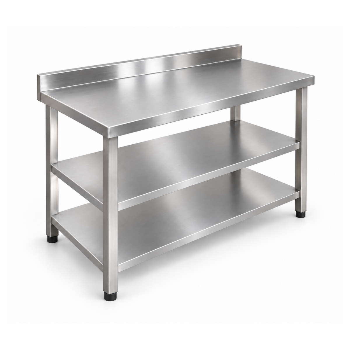 Mesa Trabajo de Pared con Piso y Entrepaño de 150 cm - Gama 600