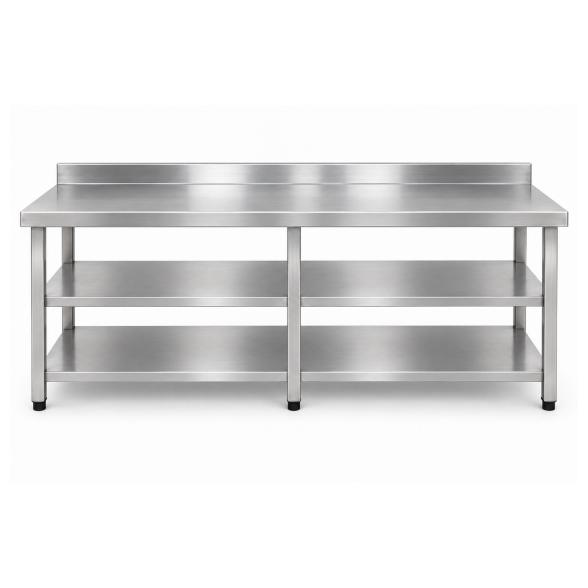 Mesa Trabajo de Pared con Piso y Entrepaño de 200 cm - Gama 600