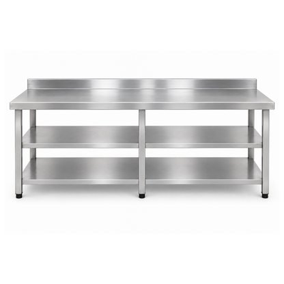 Mesa Trabajo de Pared con Piso y Entrepaño de 200 cm - Gama 600