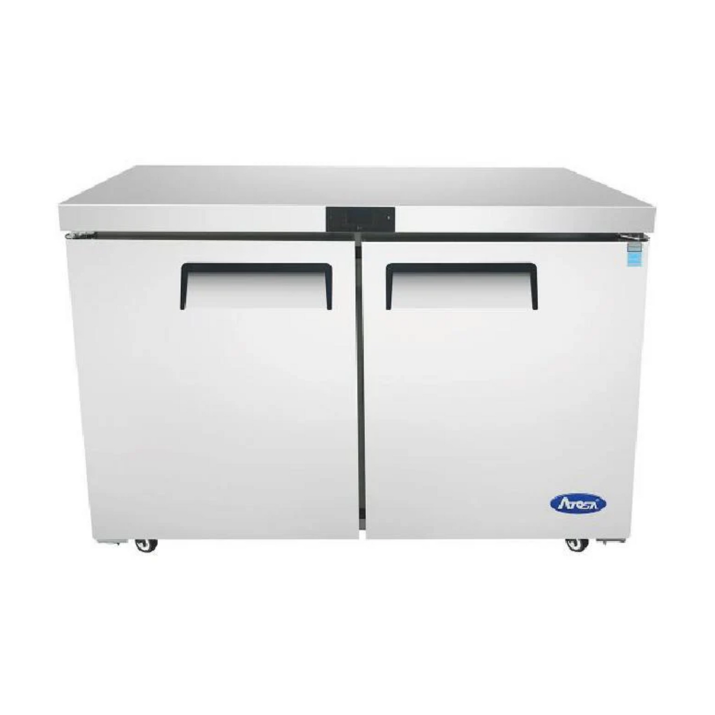 Mesón refrigerado de 2 puertas de 123 cm