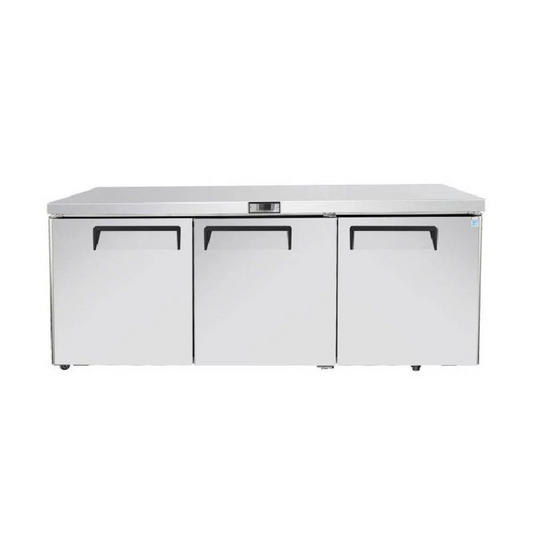 Mesón refrigerado de 3 puertas de 185 cm