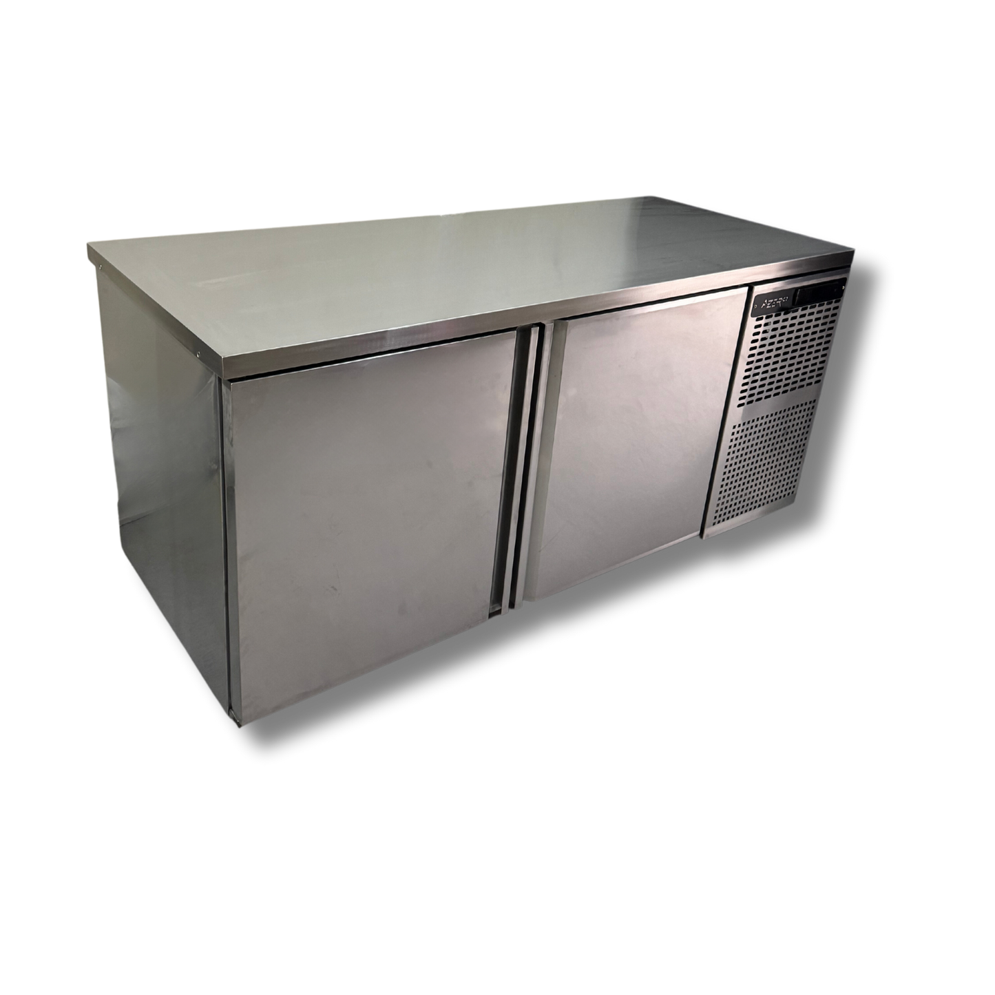 Mesón refrigerado de 2 puertas de 180 cm