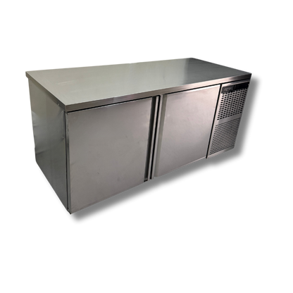 Mesón refrigerado de 2 puertas de 180 cm