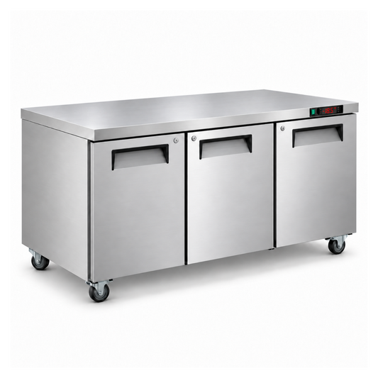Mesa Congelación de 3 Puertas 183 cm AZERO