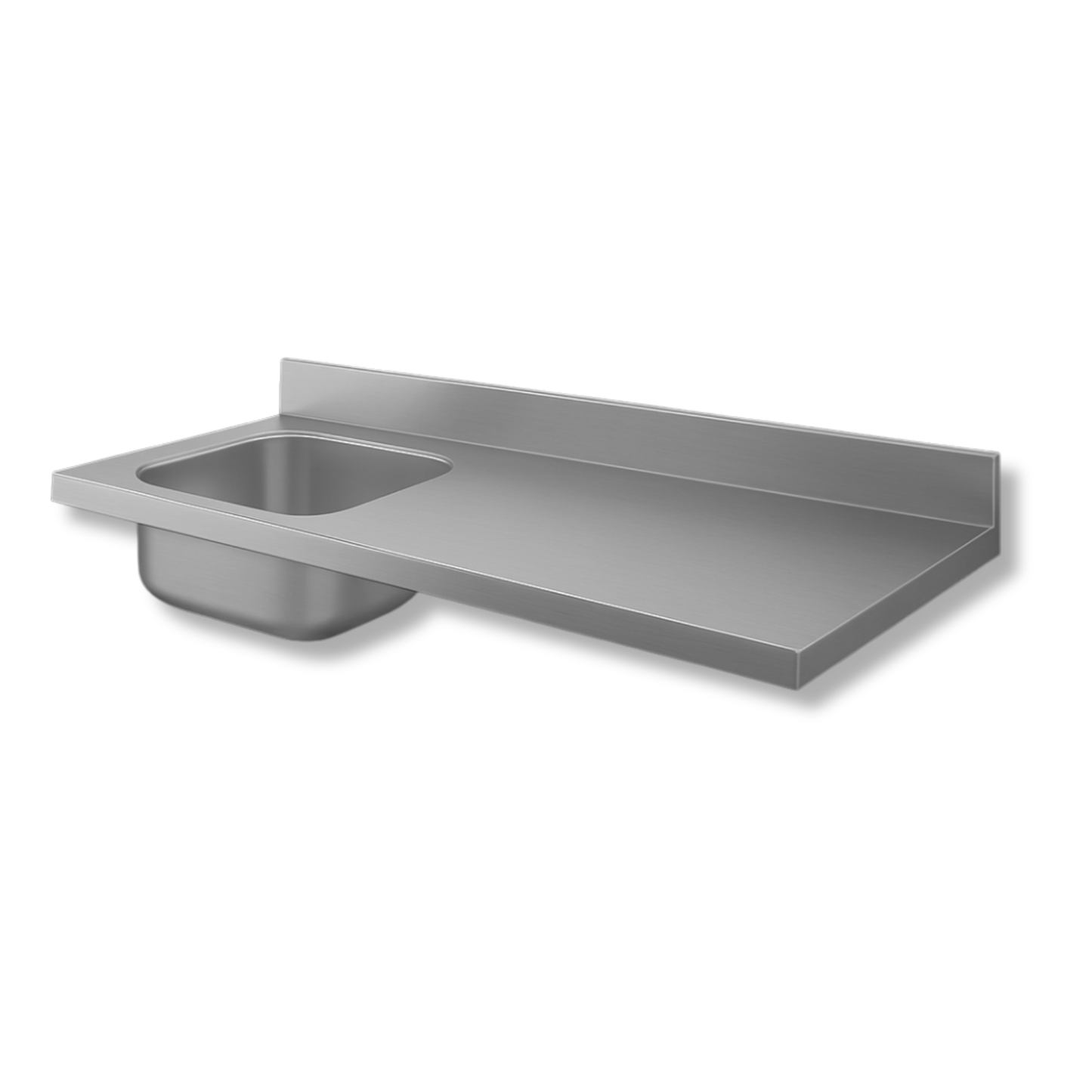 Mesón de 200 cm con Pozuelo de 50x40 cm - Gama 600