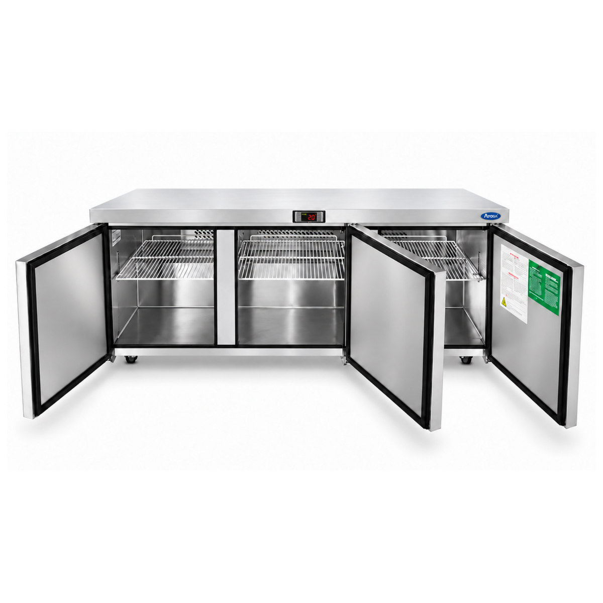 Mesón Refrigerado de 3 puertas de 185 cm ATOSA