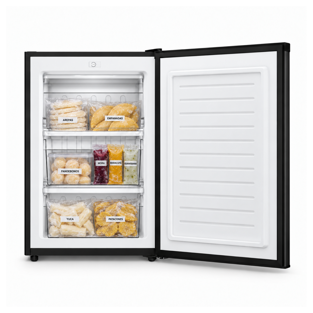 Mini Congelador Vertical de 98 Litros BLACK