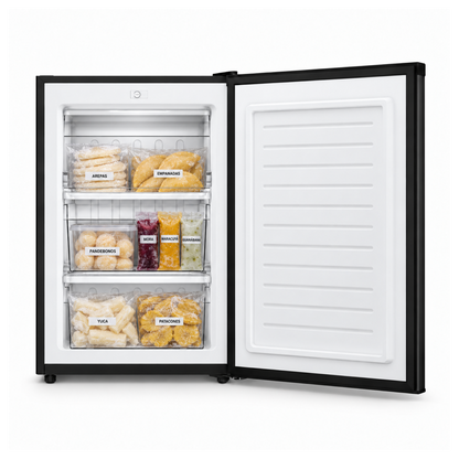 Mini Congelador Vertical de 98 Litros BLACK