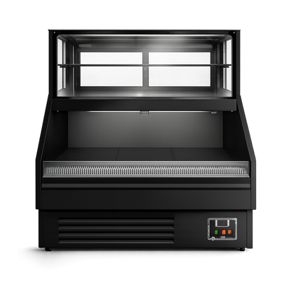 Mini Autoservicio Refrigerado con Vitrina Neutra Superior 1.20 mts. EVO BLACK