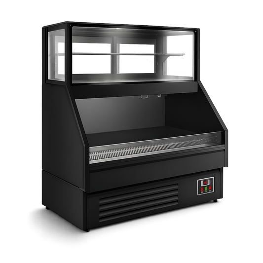 Mini Autoservicio Refrigerado con Vitrina Neutra Superior 1.20 mts. EVO BLACK