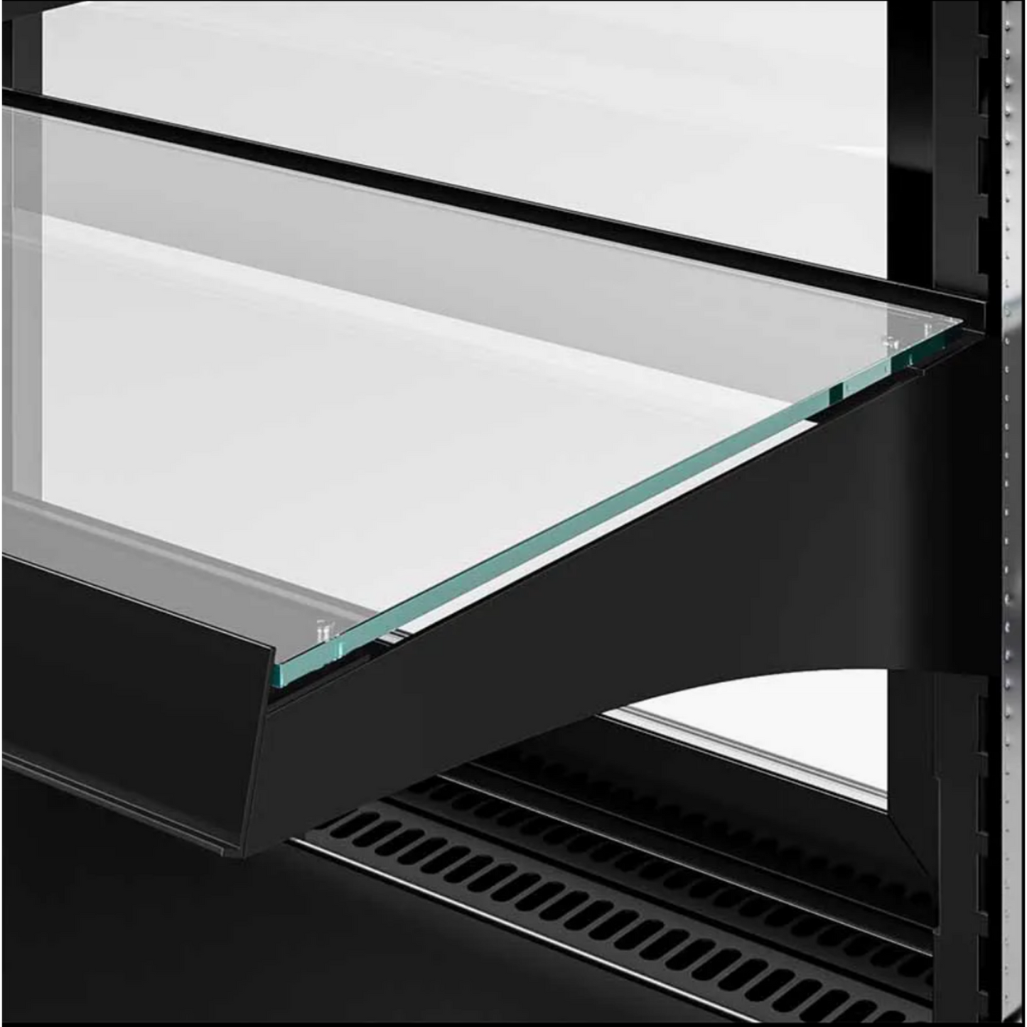 Mini Autoservicio Refrigerado con Vitrina Neutra Superior 1.20 mts. EVO BLACK