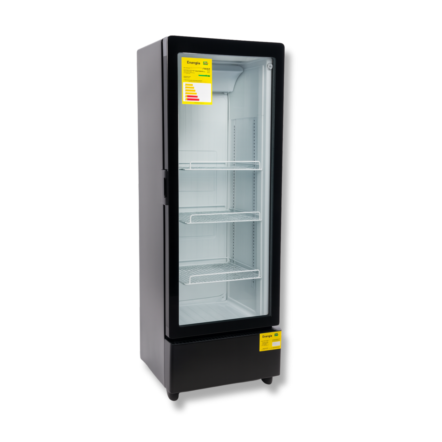 Nevera Vertical Refrigeración 145 litros Negra