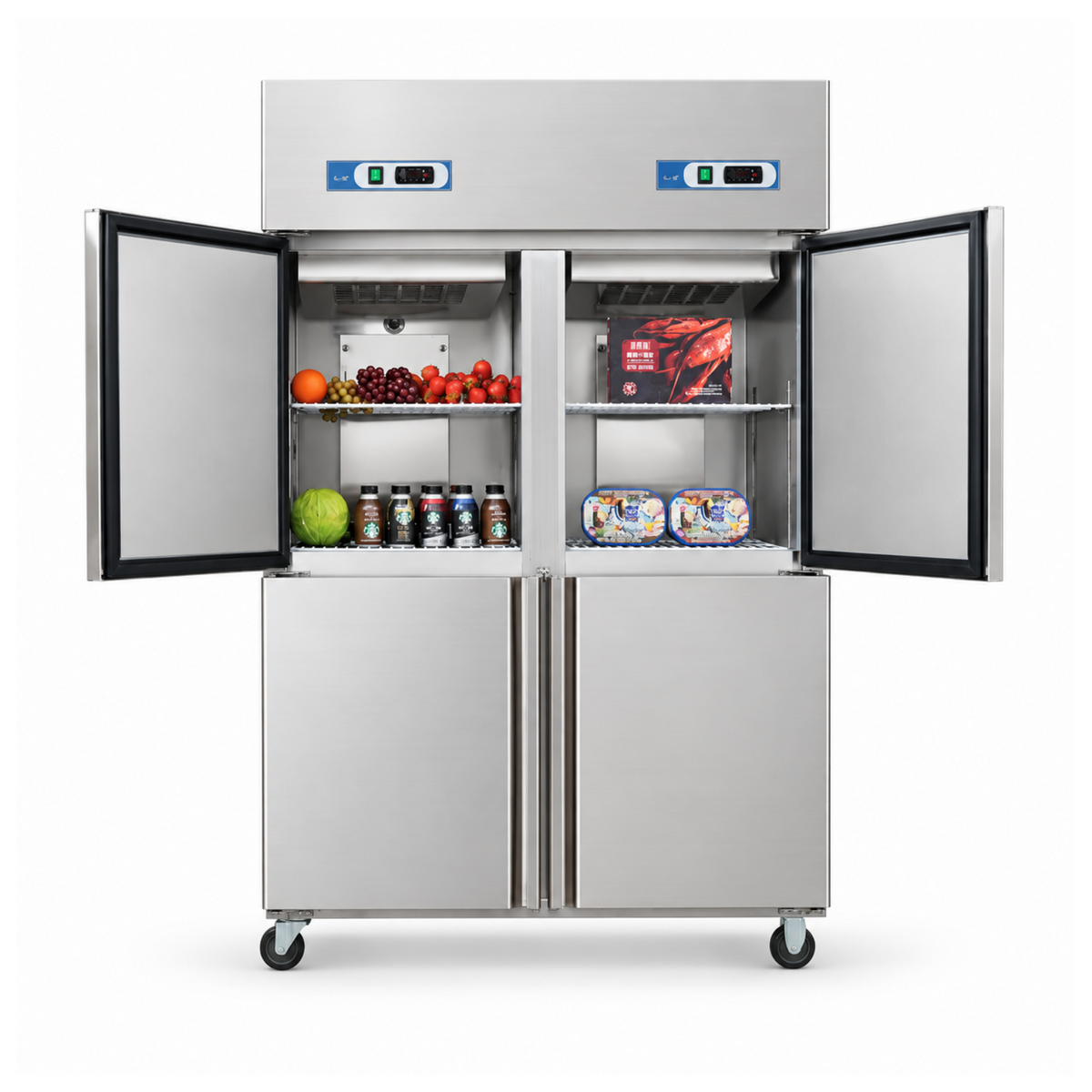 Nevera Vertical Mixta 1200 litros (Congelador y Refrigerador)
