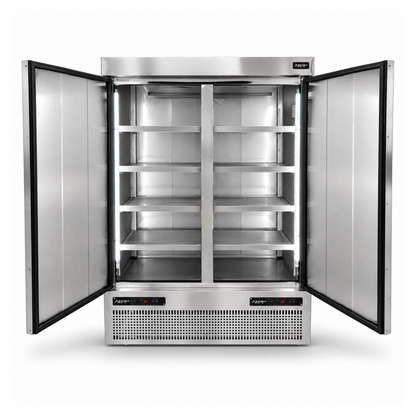 Nevera Vertical Mixta 2 puertas 1300 litros (Congelador y refrigerador)