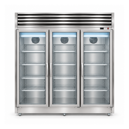Nevera Vertical Refrigeración 1650 litros Acero Inoxidable