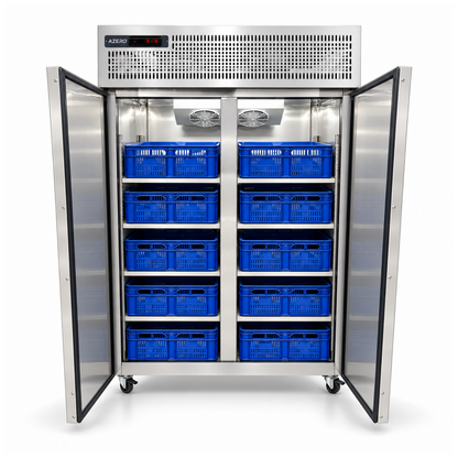 Nevera Vertical Refrigeración 20 o 24 Canastas AZERO