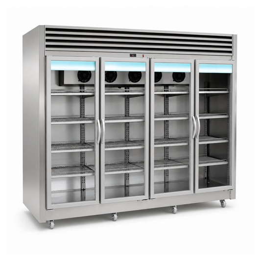 Nevera Vertical Refrigeración 2200 litros Acero Inoxidable