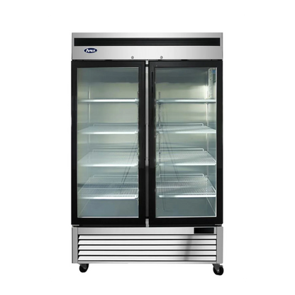 Refrigerador vertical dos puertas de vidrio 1269 LTS