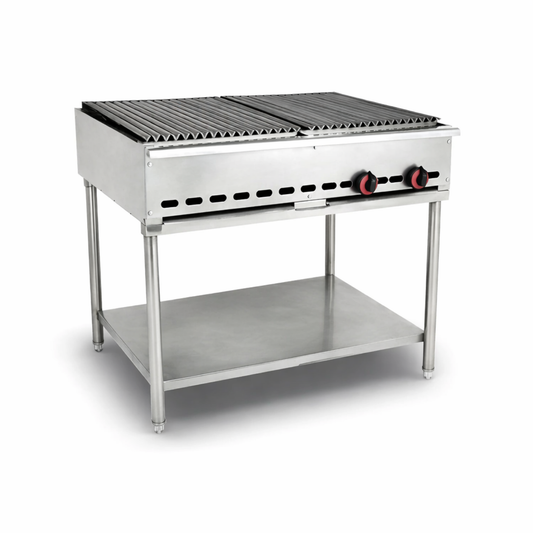 Parrilla Asador BBQ Doble 100 cm