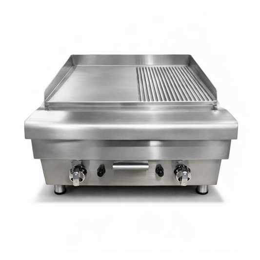 Plancha a gas de sobreponer 65 cm.
