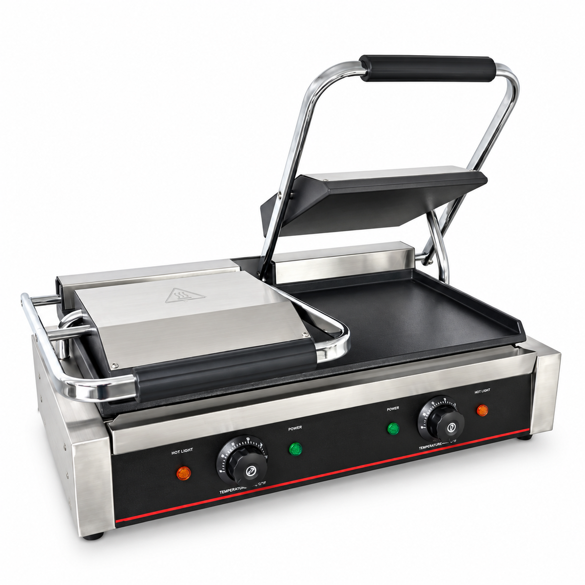 Sanduchera y Grill doble lisa profesional