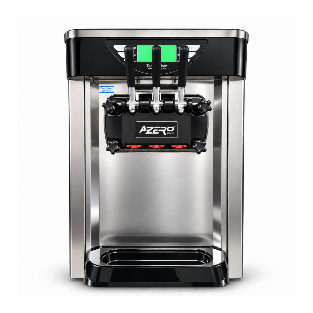 Máquina de Helado Suave 3 boquillas 2 Sabores + 1 Twist AZ-MHS300P