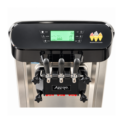 Máquina Helado Suave Profesional de 3 Boquillas AZ-MHS600P