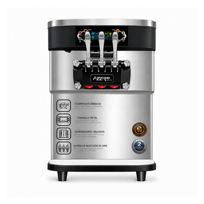 Máquina Helado Soft Profesional con 3 Boquillas diseño Taylor AZ-MHS933