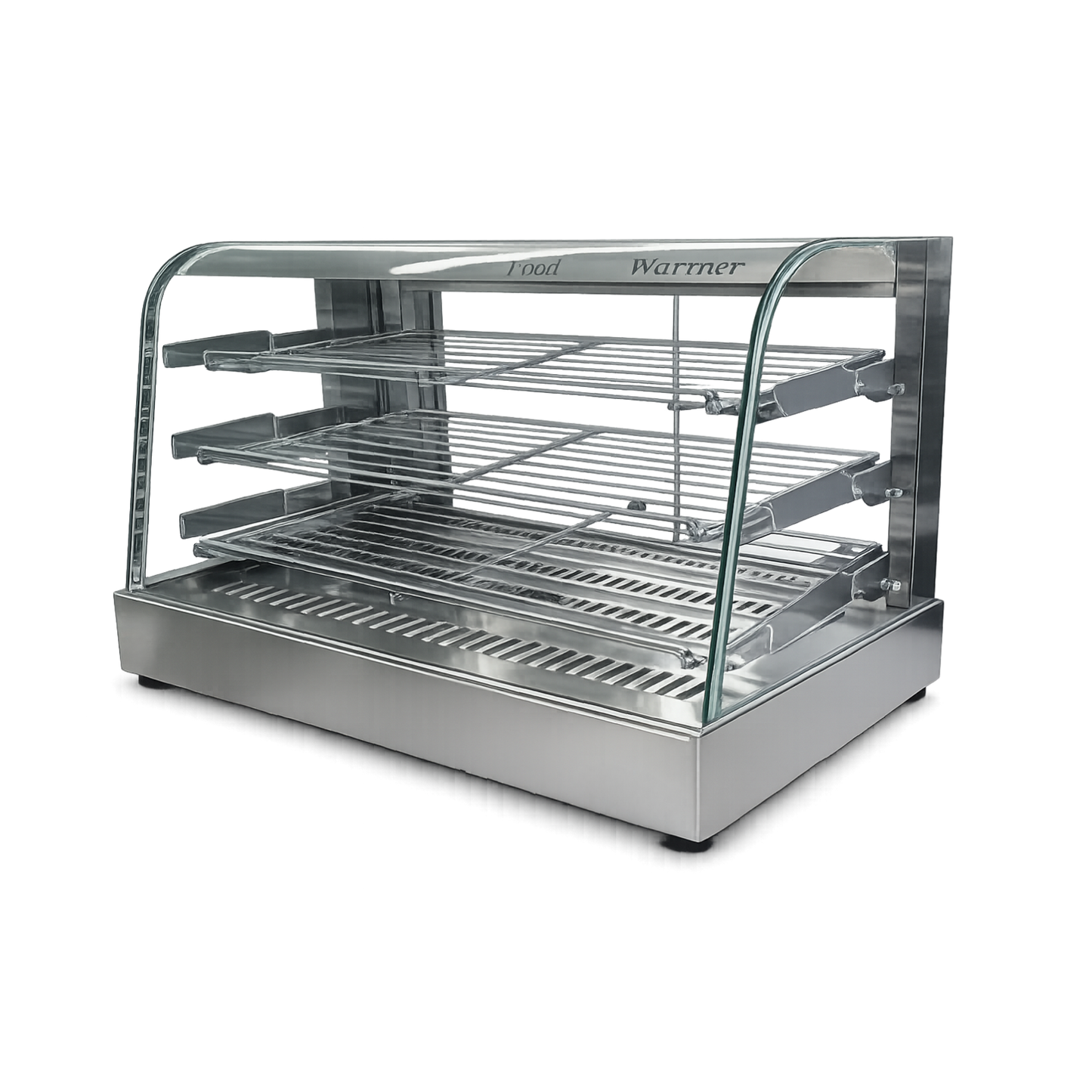 Vitrina Calentadora de Alimentos 87 cm – Vidrio Curvo