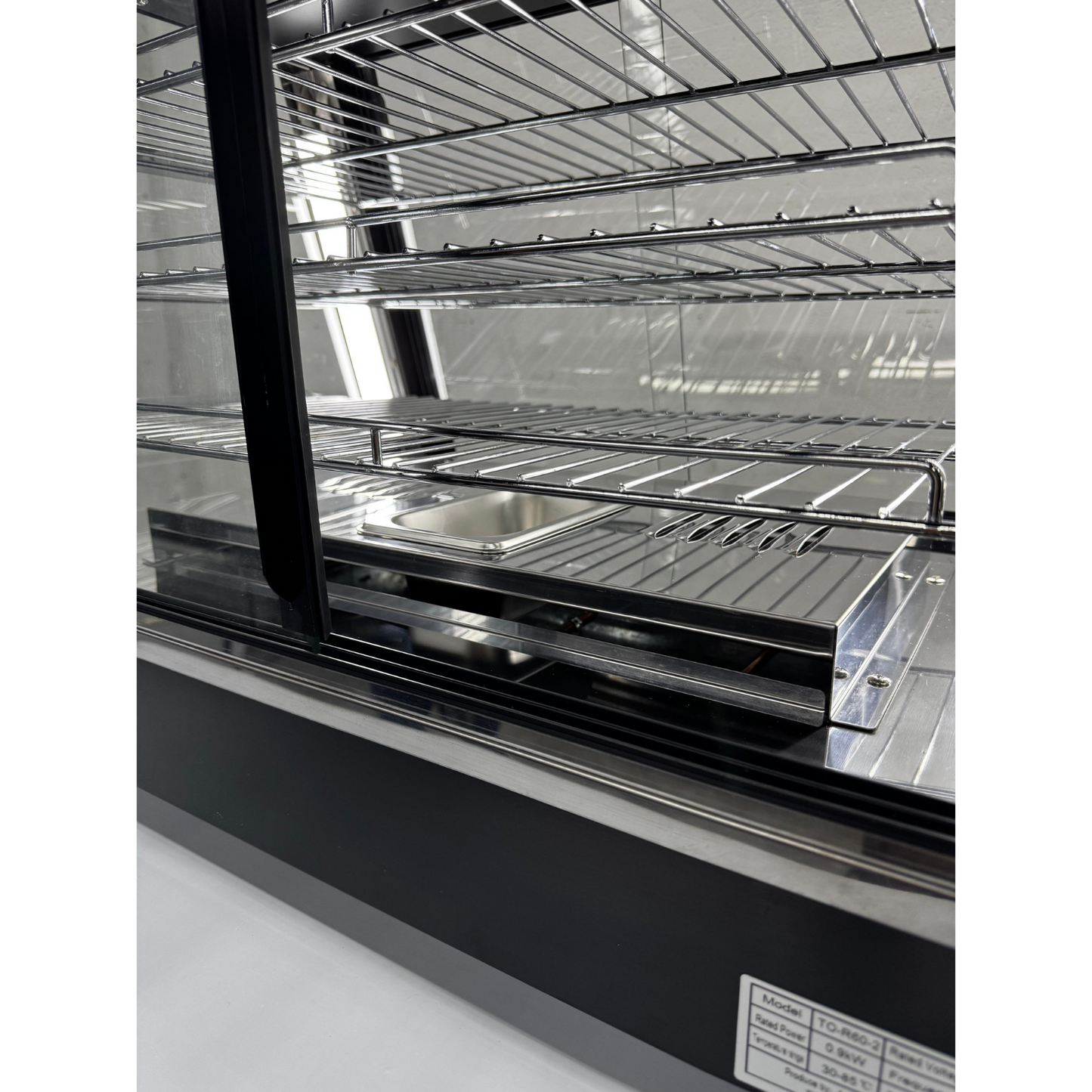 Vitrina Calentadora exhibición de alimentos de 60 cm