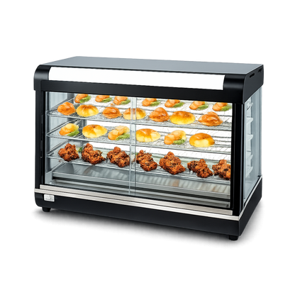 Vitrina Calentadora exhibición de alimentos de 90 cm