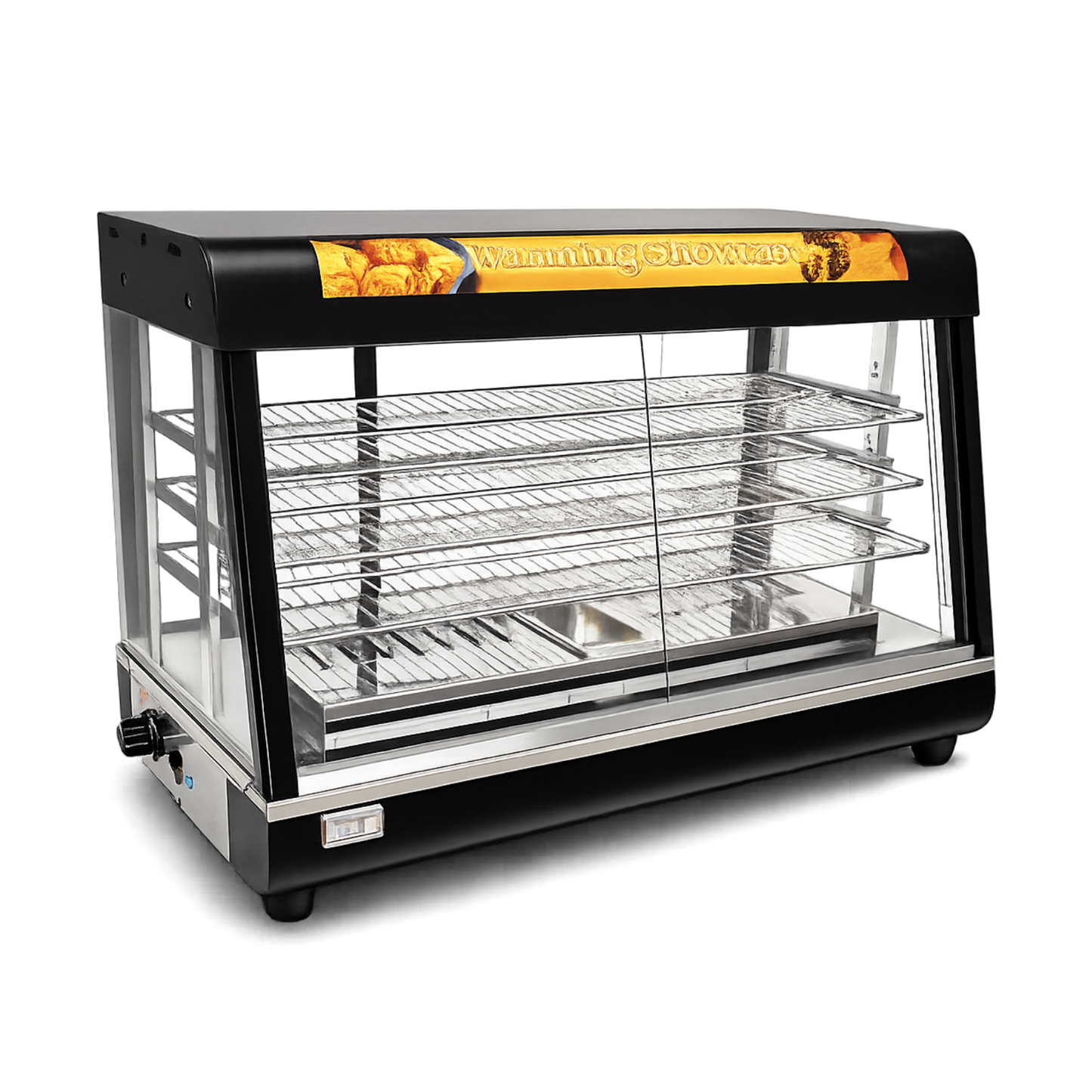 Vitrina Calentadora exhibición de alimentos de 90 cm