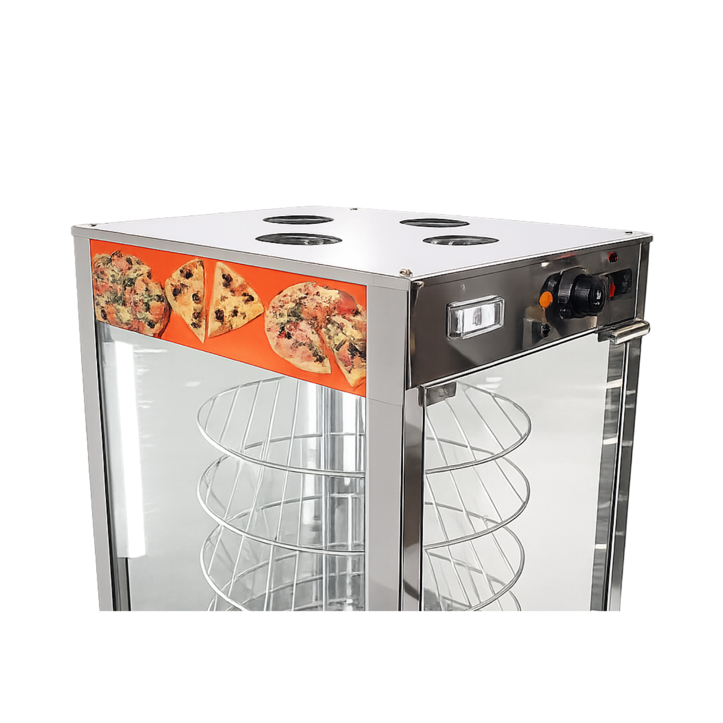 Vitrina Calentadora y Exhibidor de Pizzas