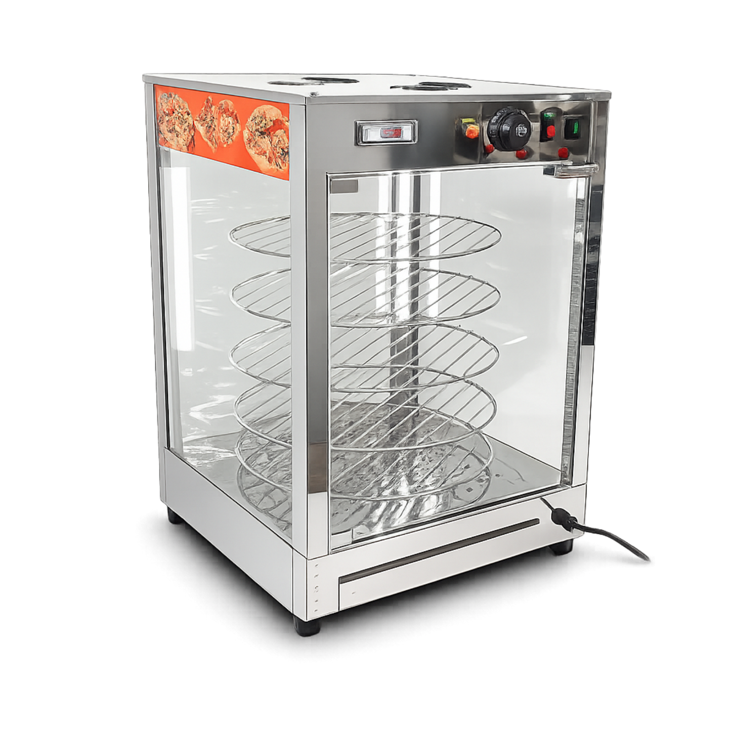 Vitrina Calentadora y Exhibidor de Pizzas