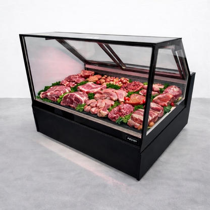 Vitrina para Carnes Refrigerada 1.20 mts EVO BLACK