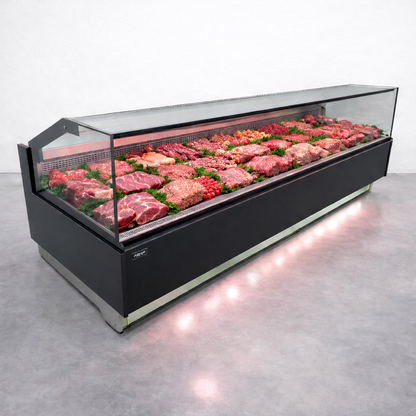 Vitrina para Exhibición de Carne Refrigerada 3.35 mts