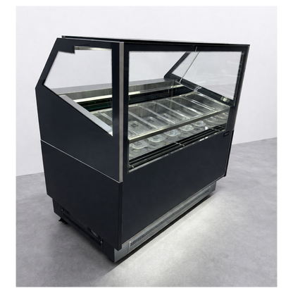 Vitrina Helado duro o Gelato 6 Sabores SLIM AZ-VH6A1230 EVO GRIS ALPINO