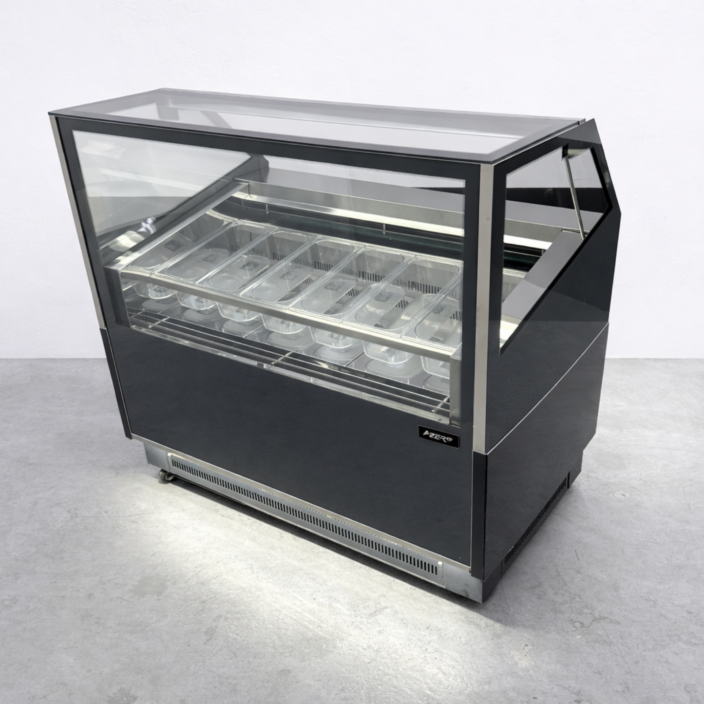Vitrina Helado duro o Gelato 6 Sabores SLIM AZ-VH6A1230 EVO GRIS ALPINO