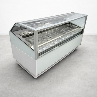 Vitrina Helado duro o Gelato 9 Sabores SLIM AZ-VH9A1720 EVO