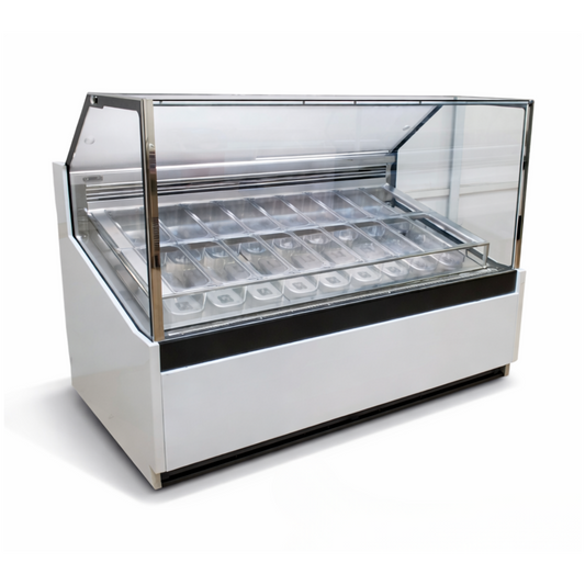 Vitrina Helado o Gelato 18 Azafates Modelo ALBA