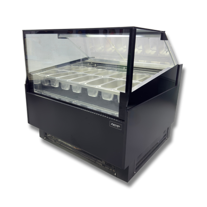 Vitrina para Helados o Gelato 12 sabores flotantes AZ-VH1200 EVO BLACK
