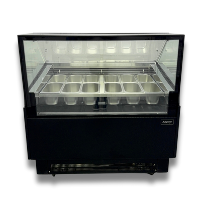 Vitrina para Helados o Gelato 12 sabores flotantes AZ-VH1200 EVO BLACK