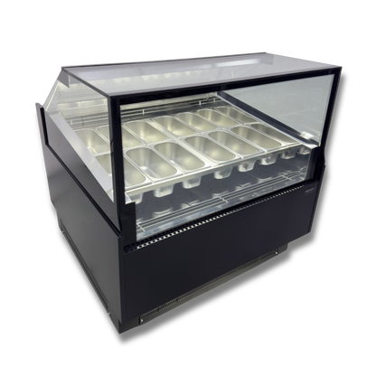 Vitrina para Helados o Gelato 12 sabores flotantes AZ-VH1200 EVO BLACK