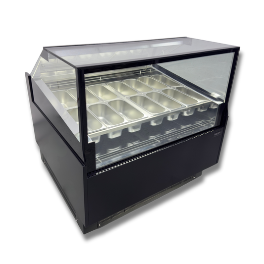 Vitrina para Helados o Gelato 12 sabores flotantes AZ-VH1200 EVO BLACK