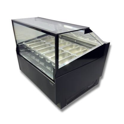 Vitrina para Helados o Gelato 12 sabores flotantes AZ-VH1200 EVO BLACK