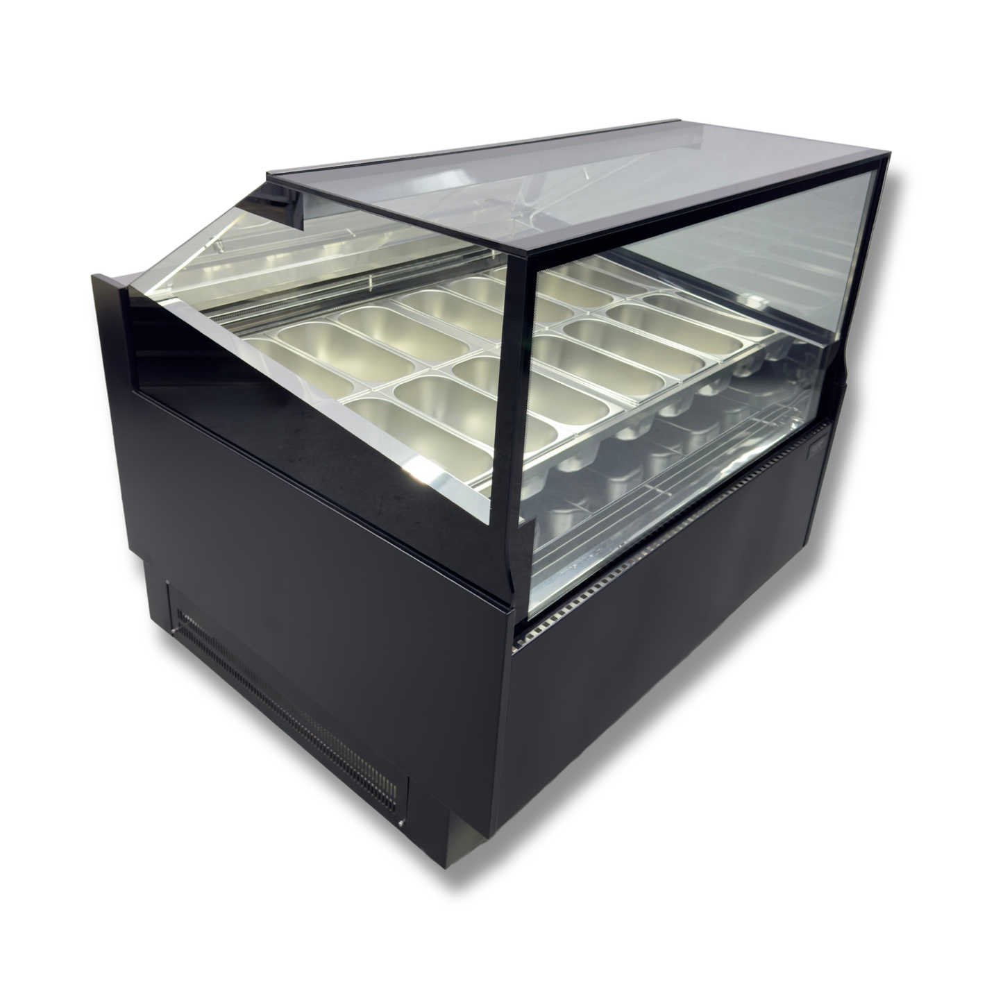 Vitrina para Helados o Gelato 12 sabores flotantes AZ-VH1200 EVO BLACK