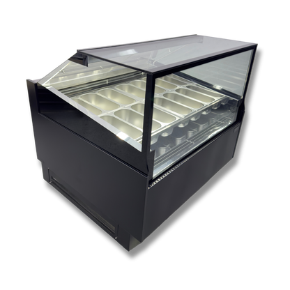 Vitrina para Helados o Gelato 12 sabores flotantes AZ-VH1200 EVO BLACK