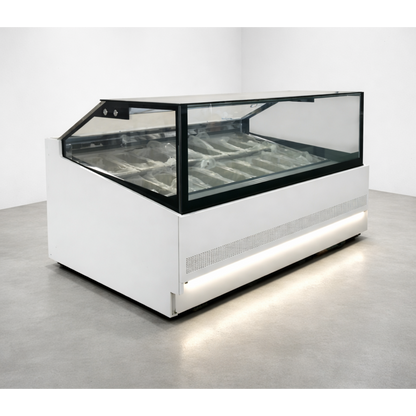 Vitrina Helados o Gelato 16 Sabores AZ-VH8-1600