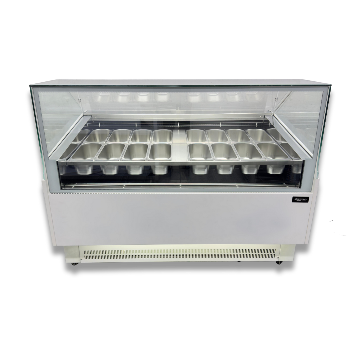 Vitrina para Helados o Gelato 16 sabores flotantes AZ-VH1600 EVO WHITE